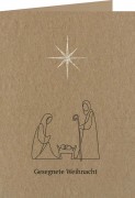 Weihnachtskarte »Kometenschein«